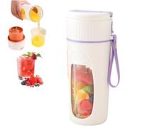 Portable Juicing Cup, Portable USB Blender with 6 Blades Perfect for the office, gym, kitchen, and travel.