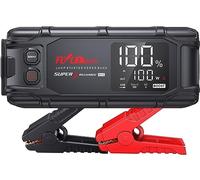 Portable Jump Starter, FLYLINKTECH 6000A Peak 26800mAh Car Battery Booster Jump Starter Pack with Dual USB Quick Charge 3.0 and DC Output for All Gas or 12L Diesel, 12V Battery Jumper with LED Light