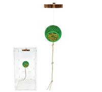 Portable Jumping Spider Climbing, Wooden Rope Activity Accessory, Durabled Cage Playground for Terrarium Reptiles Bearded Dragons Snakes Turtles Tortoises Frogs Hermit Crabs