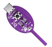 Portable K7s Inductance Tester Featuring Visual Led Lights And Type C Charging For Efficient Motherboard Maintenance Purple Lightweight Tool For Ideal For Professional Electronics Technicians