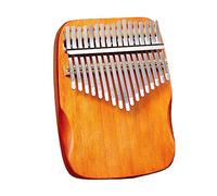Portable Kalimba Thumb Piano with Cleaning Cloth, Tune Hammer Finger Piano for Beach Parties Wedding Shows, Camping Beginners
