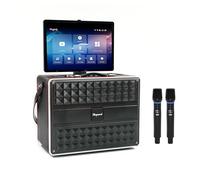 Portable Karaoke Machine for Adults with Letter Display with 2 Wireless Microphones 16 Inch Tablet PA Speaker System WiFi HDMI Karaoke Speaker Included