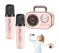 Portable Karaoke Machine, Karaoke Machine for Kids - Wireless Speaker with Microphone - Rechargeable Audio Supplies with Long Life Battery for Home Dining Room, Il rist