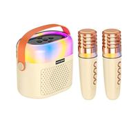 Portable Karaoke Machine, Kids Karaoke Machine, Family Karaoke Set, Home Karaoke System, Karaoke Speaker with Lights, 1200mAh Karaoke Device for Adults, Kids, Travelling