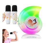 Portable Karaoke Machine, LED Light Singing Speaker System | Kareoke Singing Machine, Microphone Speaker, Karaoke Machine for Home Party