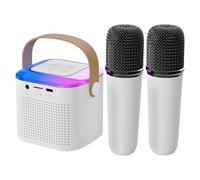 Portable Karaoke Machine | Music Player with Microphone - Family Singing Machine, Subwoofer Speaker for Home Family Singing