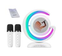 Portable Karaoke Machine - Sound Amplifier Kit, duel Karaoke Speaker | Music Player System with Light Effects, Audio Controller Box, Vocal Performance Indoor Outdoor Celebration
