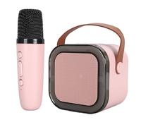 Portable Karaoke Machine with a Wireless Microphone, LED Dynamic Light Machine for Kids Adults, PortableSpeaker for Home KTV Outdoor Traveling (#2)
