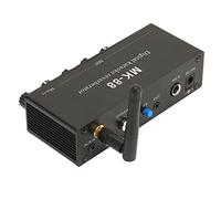 Portable Karaoke Mixer, cCordless Digital Karaoke Reverberator, with 5 Rotarying Dials, Dual Microphone Input, for DJ Music, Companies, Stages, Parties
