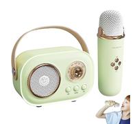 Portable Karaoke Speaker - Compact Audio, Wireless Singing Device | Box, Portable Microphone Connectivity, Rechargeable Music Machine for Family Meetings