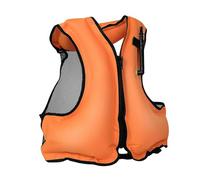 Portable Kayaking Jacket for Adults, Inflatable Design with 3-Breath Valve for Paddle Sports Boating Water Adventures(Orange)