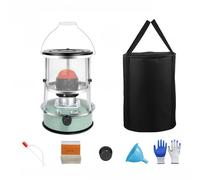 Portable Kerosene Heater, Outdoor Camping Heater Kerosene Stove Burner Paraffin Removable Cover Heating Area 15m² For Indoor Outdoor Patio Picnics Camping Travel And Gatherings(Green)