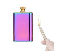Portable Kerosene Lighter, Refillable Pure Copper, Old-Fashioned Design, Pull-Out Ignition, Decorative, Perfect for Collectors