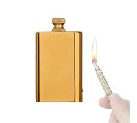 Portable Kerosene Lighter, Refillable Pure Copper, Old-Fashioned Design, Pull-Out Ignition, Decorative, Perfect for Collectors