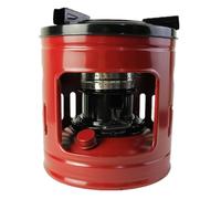 Portable Kerosene Stove, Iron Windproof with 8 Cotton Wick for Camping Indoor/ 8.3x8.7 Inch