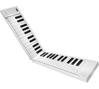 Portable Keyboard Piano, Portable Hand-Rolled Piano 49 Keys Folding Keyboard Support Headphone Output Professional Electronic Piano