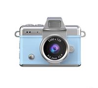 Portable Keychain Digital Camera with 180° Flip Screen, Beauty Filters, Bright Fill Light, HD Lens, 720P Photo and Video Recording, Type-C Charging, for Travel, Vlogging Use(Blue)
