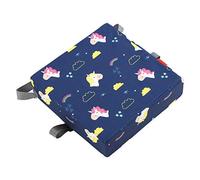 Portable Kid Baby Toddler Chair Cushion with 2 Adjustable Straps, Made of High Quality Materials, Comfortable and Safe Dining Table Booster for Children