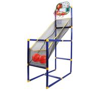 Portable Kids Arcade Basketball Game - Hoop Set, Compact Net and | Stand | Fun Sports Game Kit, Pump-Included Mini Basketball System for Indoor Play Corner, Outdoor Garden Activity
