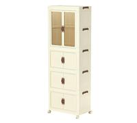 Portable Kids Clothes Closet Slish Children's Wardrobe on Wheels with Leather Handle Versatile Sto Cabinet for Bedroom & Playroom nizat