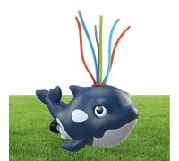 Portable Kids Sprinkler, Cute Whale Adjustable Sprayer, Outdoor Water Play Toy with Rotating Spray, ABS Summer Accessory with Easy Connect Hose, Backyard Patio Park Lawn Pool Party Adventure Supplies