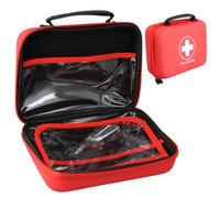 Portable Kit With Waterproof Case, Emergency Medical Supplies For Home, Office, And Travel
