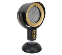 Portable Kitchen Exhaust Fan, 3000mAh Tabletop Extractor Fan with 2 Speeds for Camping (Black Gold)