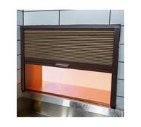 Portable Kitchen Serving WindowFolding Sliding Hatch Door Room Divider for Closets & Hotels Compact Service PassThrough (110x80cm / 43.3x31.5in)