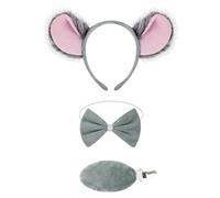 Portable Koala Theme Hair Clips Kids Dressing Up Props Soft Fabric Halloween Party Costume Attachments for Party Role Play Hair Ornaments