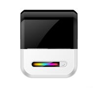 Portable Label Maker Machine Mini Printer with Fast Thermal Printing Speed and Rechargeable Battery for Home and Office Storage Solutions (White standard)