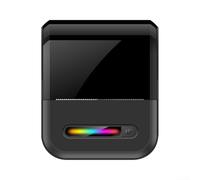 Portable Label Maker Machine Mini Printer with Fast Thermal Printing Speed and Rechargeable Battery for Home and Office Storage Solutions (Black standard)