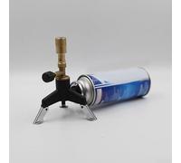Portable Laboratory Bunsen Burner Adjustable Flame Shape Dual Gas Tank Compatibility for Jewelry Processing Indoor Use