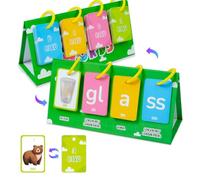 Portable Language Study Cards with Clear Images & Text Recyclable Paper Learning Cards Suitable for Easy Understanding Teacher Resources