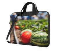 Portable Laptop Bag Shockproof Light Laptop Case Inner Storage Pockets with Exquisite Ethereal Harvest Print, Black, 15.6 inch