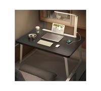 Portable Laptop Bed Table with Integrated Lamp Foldable Notebook Desk Adjustable Folding Bed Table for Home & Office Black 70 x 48 cm 27.56 x 18.9 inches