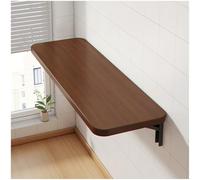 Portable Laptop Desk | Foldable Wall Table | Dining Table | Versatile Workbench | Space-Saving Kitchen & Laundry Table (Brown) - Ideal for Home Office & Smals