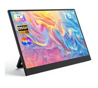 Portable Laptop Monitor, 16-inch 1080P FHD Screen IPS Ultra-Thin Travel Monitor with Stand and USB Type C Port, Suitable for laptops, PCs, Mobile Phones, PS, Xbox, and Switch as an External Display