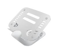 Portable Laptop Stand Adjustable Aluminum Alloy Cooling Rack for Notebooks | Silver Finish, Hollowed Base Structure, Stable Support for Home Office and Office Use, Free Adjustment