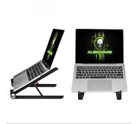 Portable Laptop Stand for Dell Alienware M18 18 inch Gaming Laptop.Very Easy to Handle 18 inches and Very Stable Laptop Stand for Desk,Made of Reinforced Nylon, 304 Stainless Steel and Silicone.Black