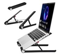 Portable Laptop Stand for Dell Alienware M18 18 inch Gaming Laptop.Very Easy to Handle 18 inches and Very Stable Laptop Stand for Desk,Made of Reinforced Nylon, 304 Stainless Steel and Silicone.Black