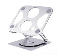Portable Laptop Stand With Hollowed Out Structure For Better Heat Dissipation Height Adjustment Double Rod Lifting