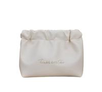 Portable Large Capacity Self-Closing Cosmetic Leaf Spring Bag, Lipstick Data Cable Storage Bag Travel Makeup Bag(L-E)