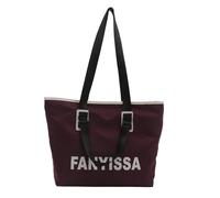 Portable Large Capacity Shoulder Bag For Fitness Enthusiasts Oxford Fabric Waterproof Zippered Letters Handbag For Women Fitness Sports Bag