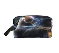 Portable Large Capacity Travel Toiletry Bag with Handle,Starry Sky Print Waterproof Storage Bag for Makeup,Gym & Daily Use