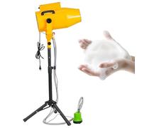 Portable Large Stage Foam Machine, Adjustable Angle Stage Effect Jet Foam Machine, with a Tripod Stand & Water Pump/6-10m Distance, for Party, Outdoor, Water Park B