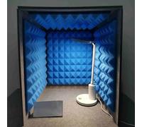 Portable Large Vocal Booth, Desktop Soundproof Cover, Portable Vocal Recording Booth Vocal Absorbing Shield, Music Recording Studio, for Music Lovers, Recording Equipment(E)