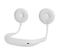 Portable Lazy Hanging Neck USB Fan, Personal Hands-Free Neckband Fan with 3 Speeds 4-12 Hours Working Time for Office Home Travel(White)