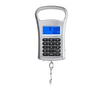 Portable LCD Display Luggage Scale, Handheld Suitcase Weighing Hook for Travel, Prevent Overweight Baggage Fees