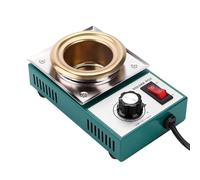 Portable Lead Melting Pot, 300W Melting Furnace Soldering Crucible, Electric Solder Furnace with Adjustable Temperature 100-600℃, for DIY Casting Tin and Welding(150W)