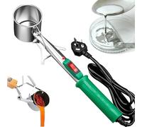 Portable Lead Melting Pot - 500W, 1600g Metal Smelting Crucible, Adjustable Temperature 150°C - 450°C, Hand-held Tin Melting Furnace for Fishing Weights